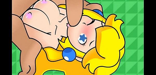  Minus8 Princess Peach and Mario face fuck - Pornhub.com